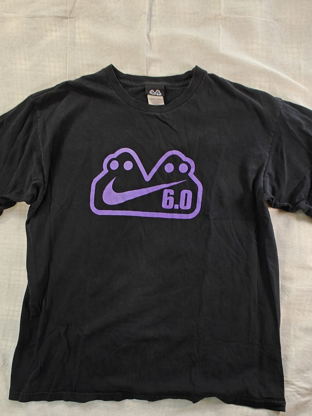 Vintage Nike 6.0 Purple Logo T-Shirt Mens XL Tee Y2K